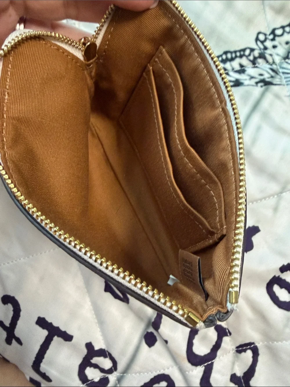 Coach Pink Bow Wristlet